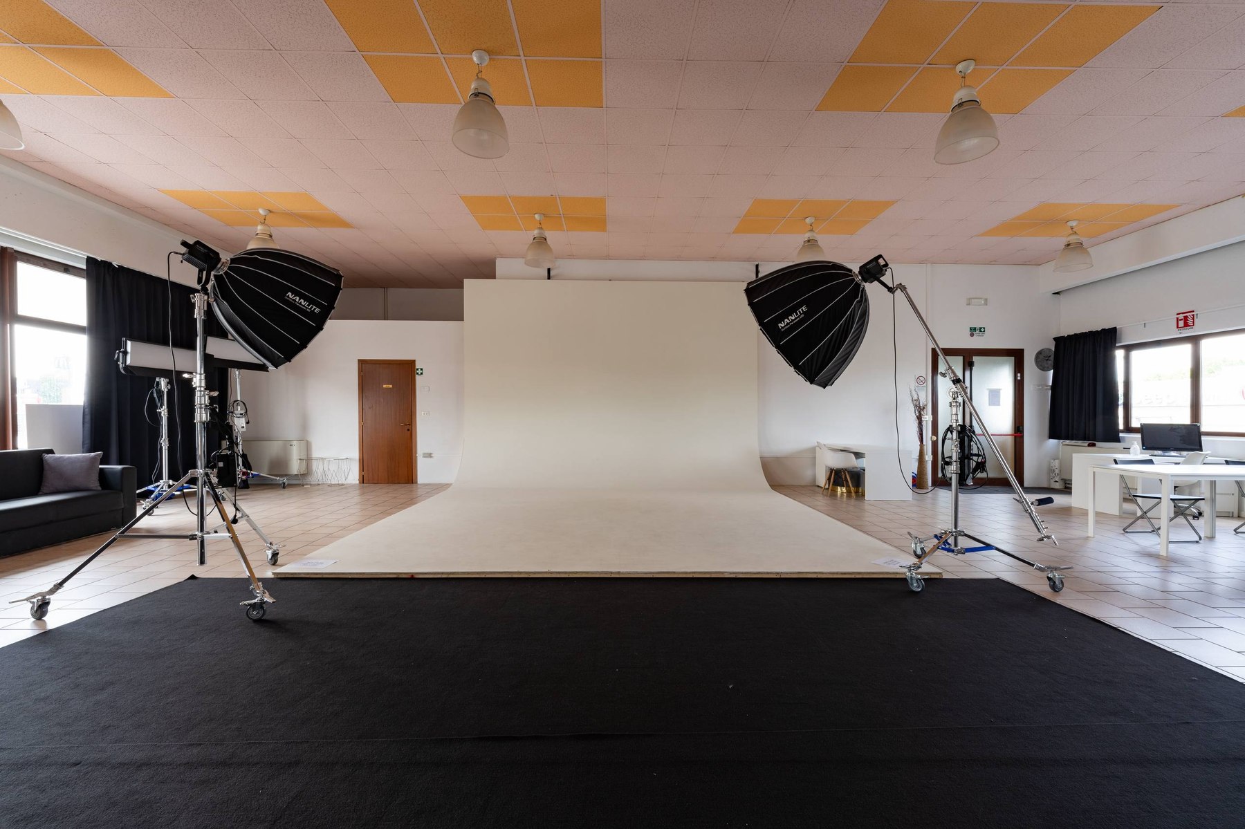 Vista dello studio a 360 gradi